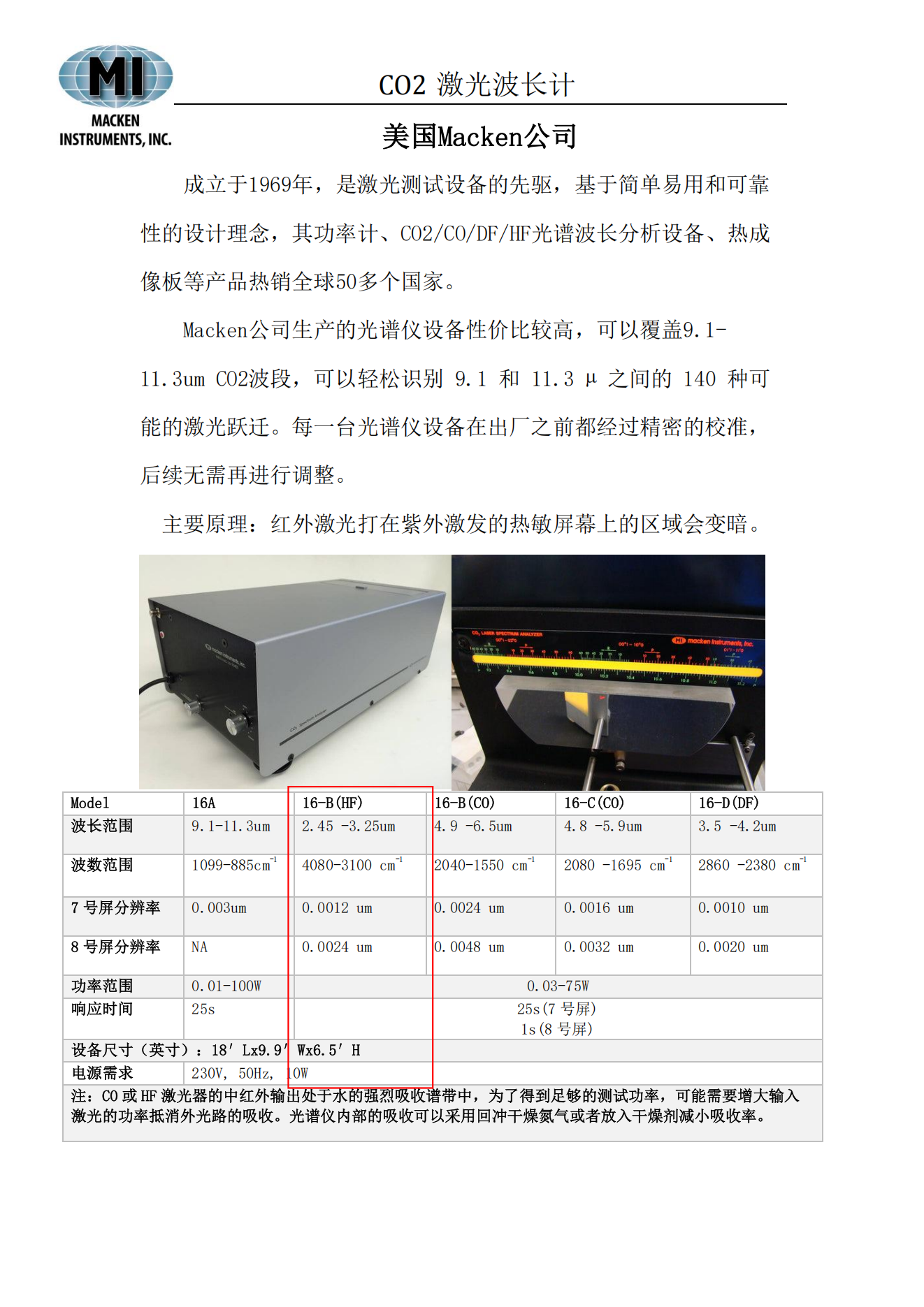 CO2 激光波长计